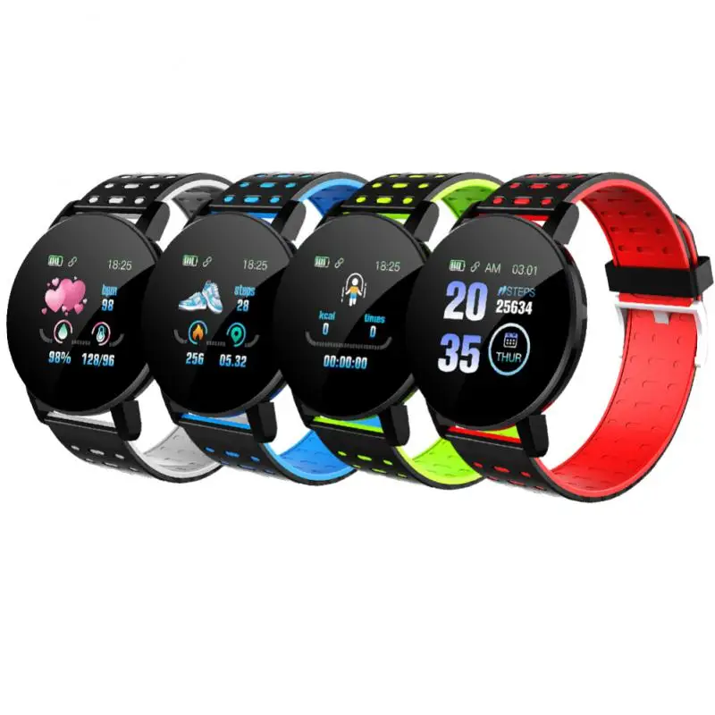 

119 Smart Watch 1.44 Inch Screen Fitness Smartwatch Bluetooth-compatible Men Women Smart WatchBand Pedometer Sleep Monitor Watch