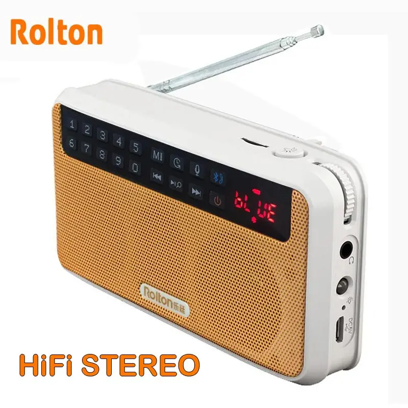 

AWIND Rolton E500 Stereo Bluetooth Speaker FM Radio Portable Speaker Radio Mp3 Play Sound Recording Hand Free for Phone And Flas