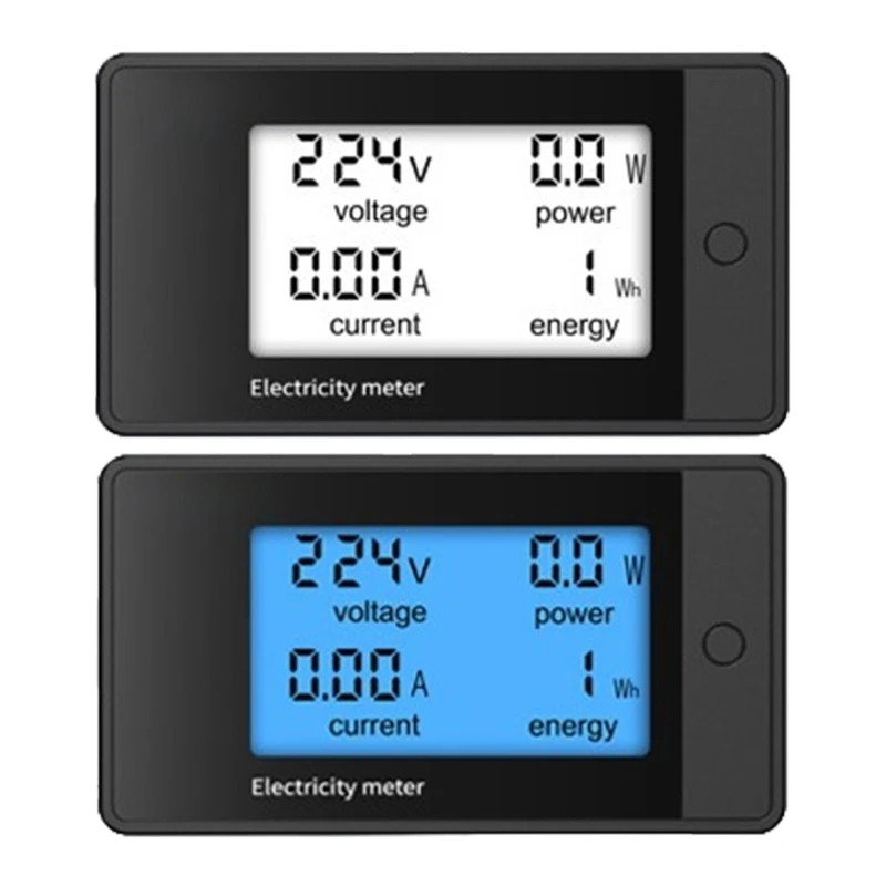 

AC85-400V 0-20A 0-4400 Вт 0-кВтч мультиметр Цифровой панельный монитор