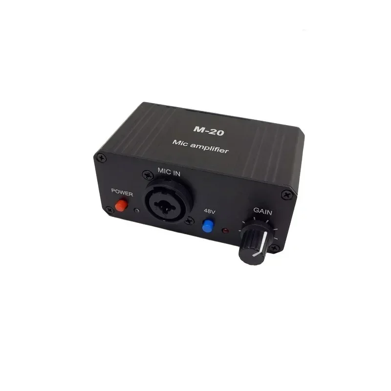 1 комплект динамический микрофон конденсаторный микрофонный усилитель M-20 аудио