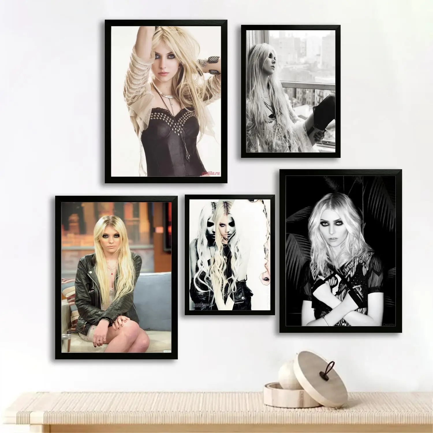 Полотно с изображением красивой рок-группы и настенное искусство печать