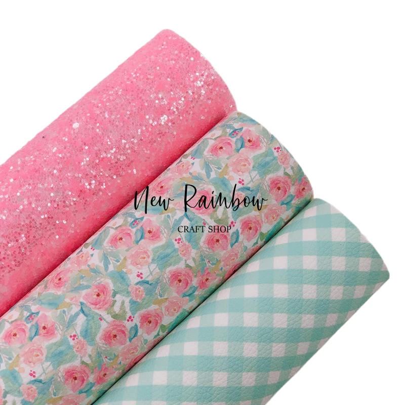 Новый Радужный 30x2 2 см/A4 современный акварельный цветочный узор из искусственной