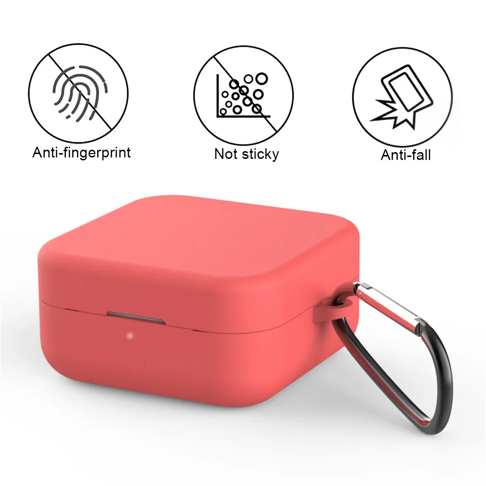 

2 in 1 Soft Silicone Case For Xiaomi Mi True Wireless Earphones 2 Basic drop protection Cover for Xiaomi Air 2 SE Earphone