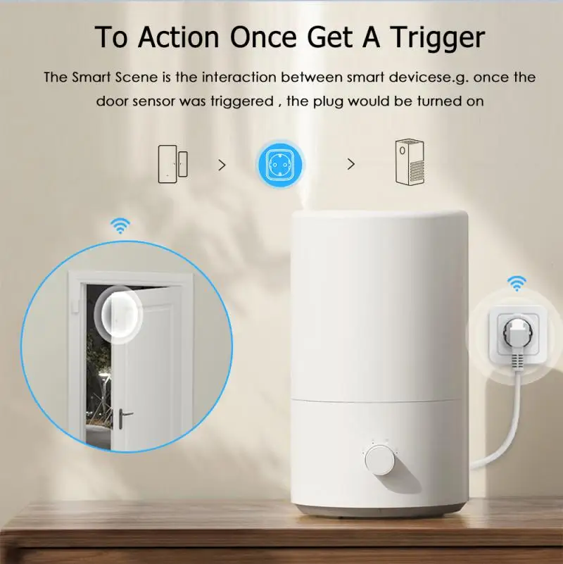 CORUI EWelink WiFi Smart Socket 20A EU Plug With Power Monitoring Timing Alexa Google Home Yandex Alice Voice Control