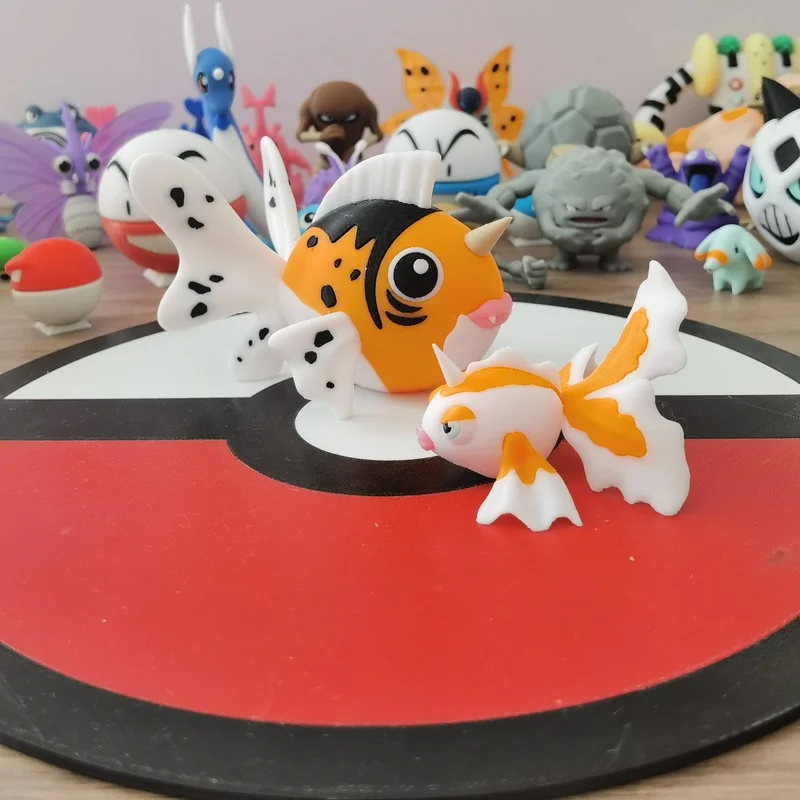 Аниме Goldeen Seaking Фигурка Proportion World 1:20 Diy 3D Печать Kawaii Персонаж Настольная Коллекция