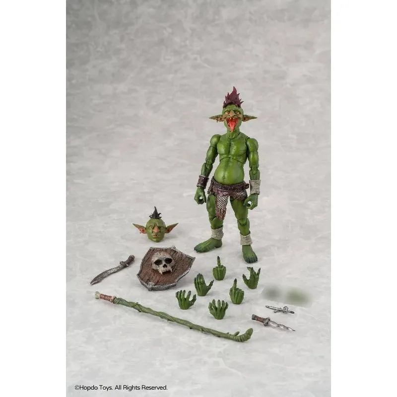 Фото В наличии! Новинка! Ограниченная серия! Фигурка HopDo Toys Mohawk Goblin 1/12. Идеально для подарка. Уродливая и откровенная. №2
