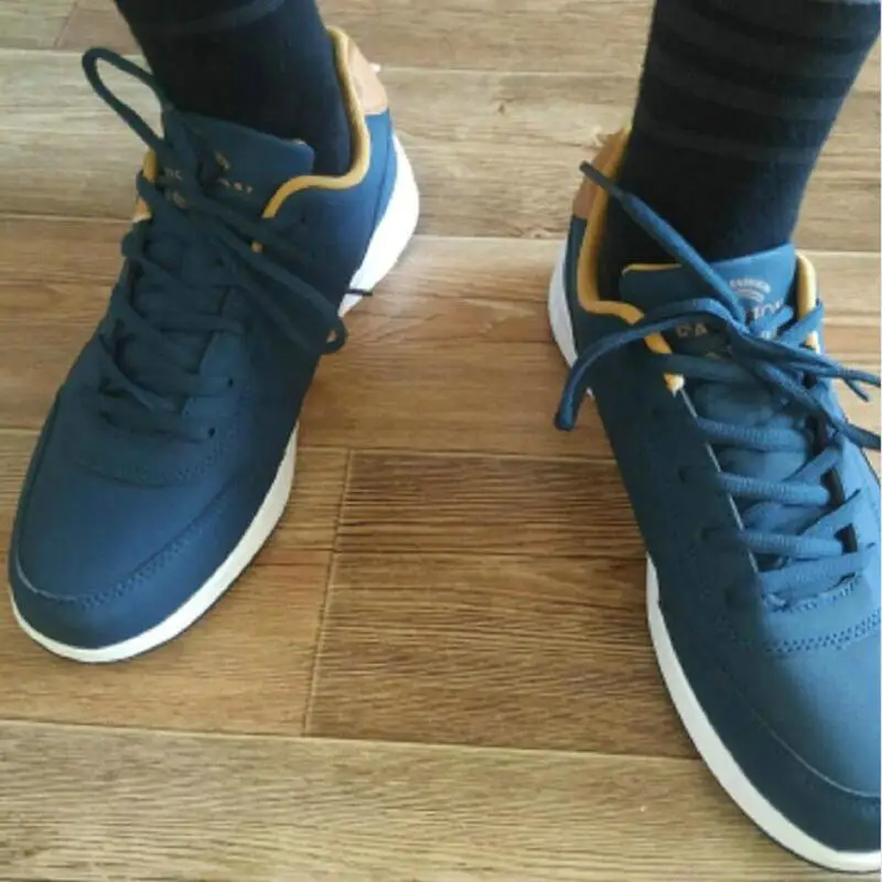 Leather Men Shoes Luxury Brand England Trend Casual Shoes Men Sneakers Italian Breathable Leisure Male Footwear Chaussure Homme