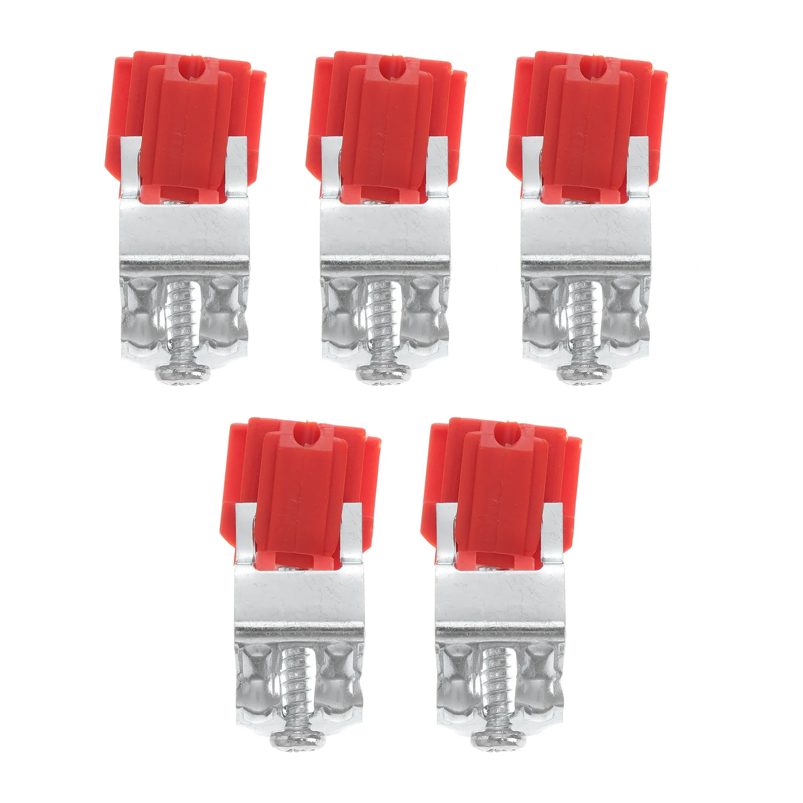 

5 Pcs Granite Tools Sink Mounting Clips Fixing Accessories Kitchen Brackets 5X2.5X1.8CM Down Supports Red Plastic