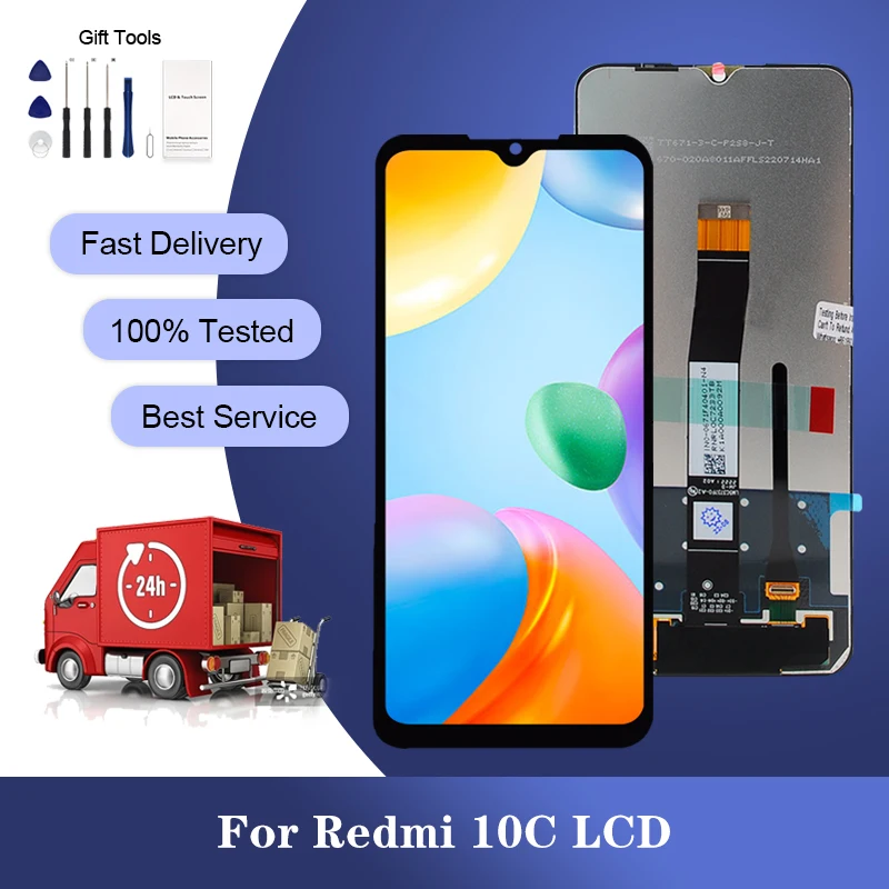 

6.71 Inch 220333QL Display For Xiaomi Redmi 10C Lcd Touch Screen Digitizer 220333QAG 220333QBI 220333QNY Assembly Wholesale
