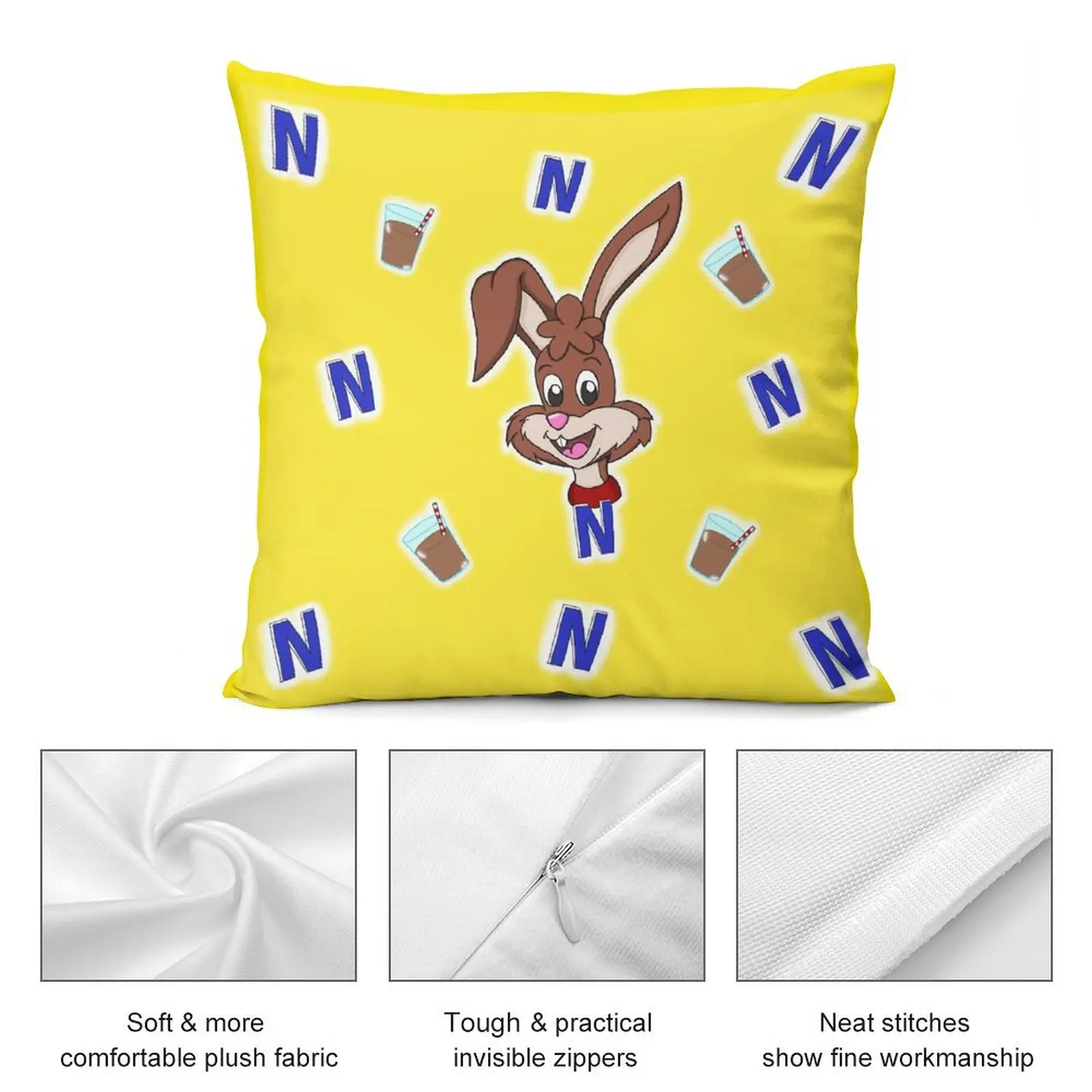 Несквик кроличьи подушки для кровати домашнего декора рождественские наволочки