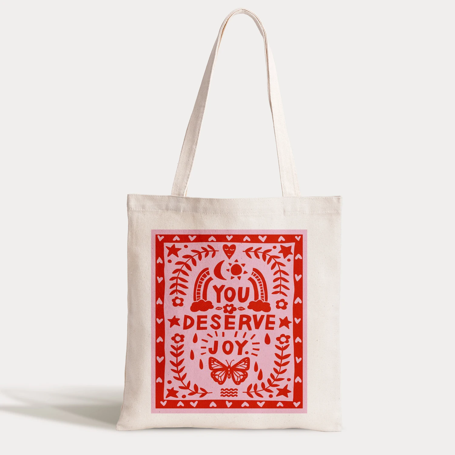 

Женская Холщовая Сумка-тоут с цветочным принтом