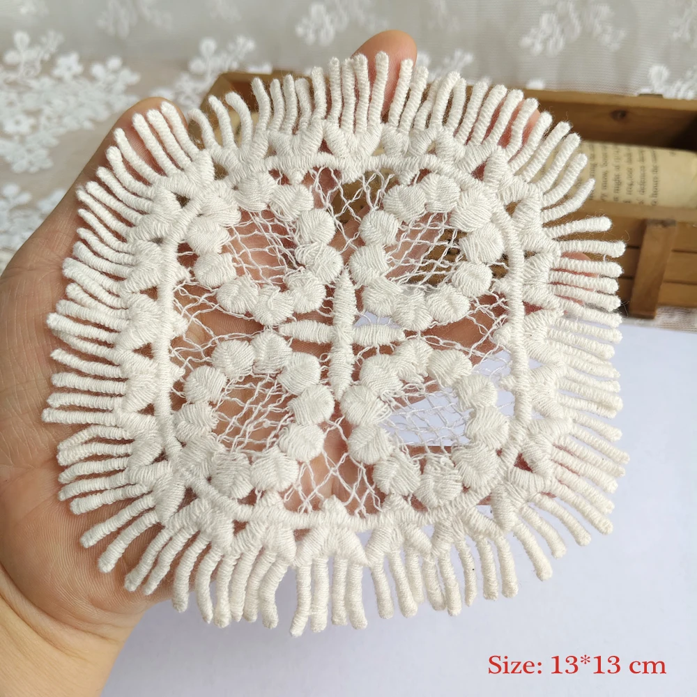 Бежевая хлопчатобумажная вышивка искусственная ткань сетчатая детская одежда