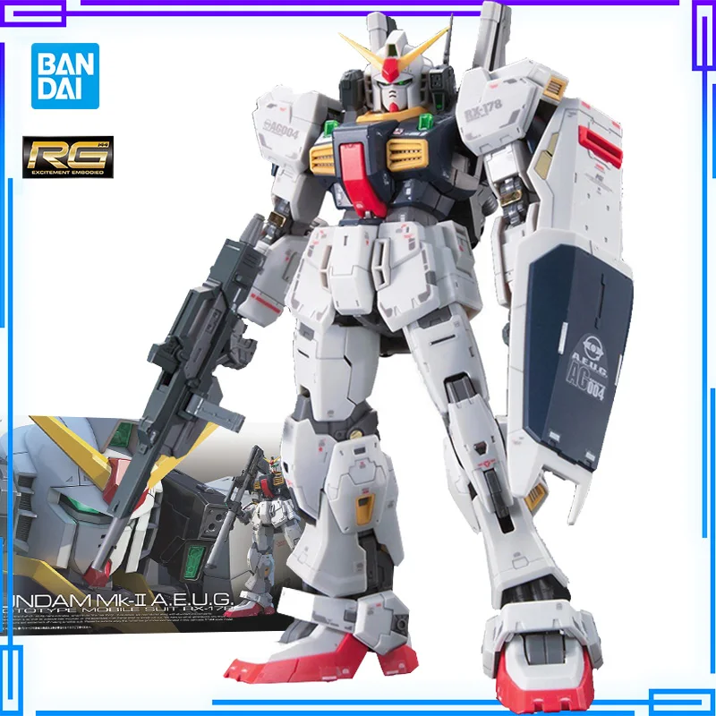 

Мобильный костюм Zeta Gundam Mk-II, модельные наборы Bandai, оригинальные модели Gunpla RG 08 1/144, искусственные Аниме фигурки, коллекция роботов