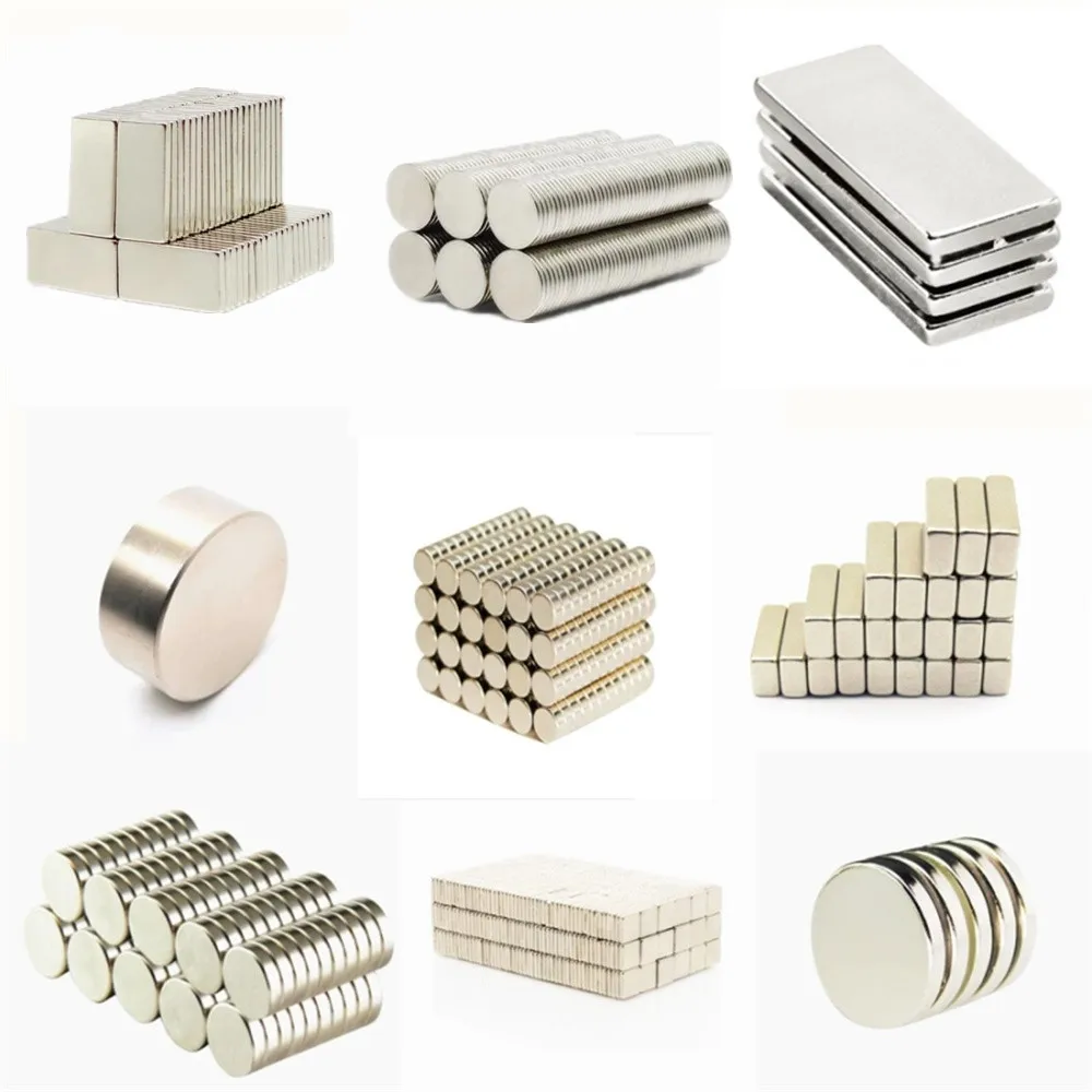

50-500pcs Strong Rare Earth Rectangular Magnets Neodymium Magneti Neodimio Calamita Potente Refrigerator Magnet Small Mini