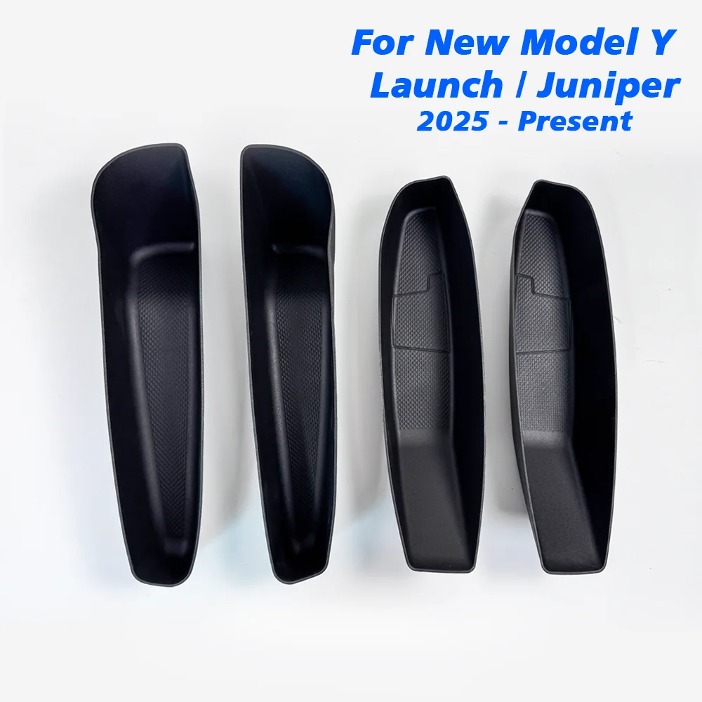 

Для Tesla Model Y 2025 Launch Juniper, боковая дверь автомобиля, ящик для хранения, передняя и задняя дверь из ТПЭ, органайзер для хранения, лоток для внутренних аксессуаров