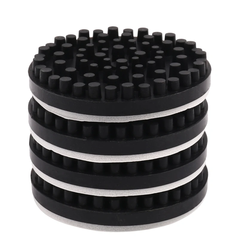 

4 шт., подставка для записей 3C-LP, нескользящая, Звуконепроницаемая, силикагелевая изоляция