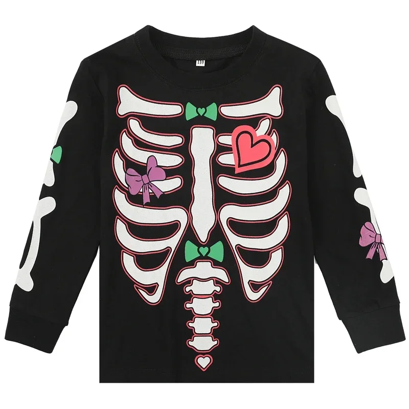 Детский костюм на Хэллоуин карнавальная одежда со скелетом для мальчиков