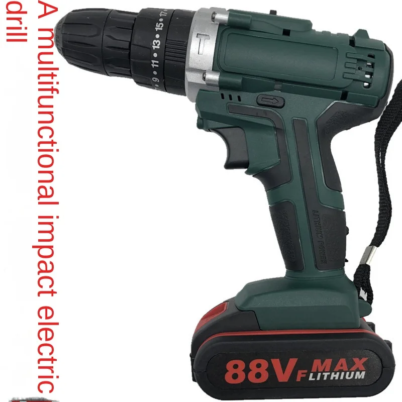 

Impact drill multi-functional lithium battery rechargeable electric hand electric screwdriver household hardware tools