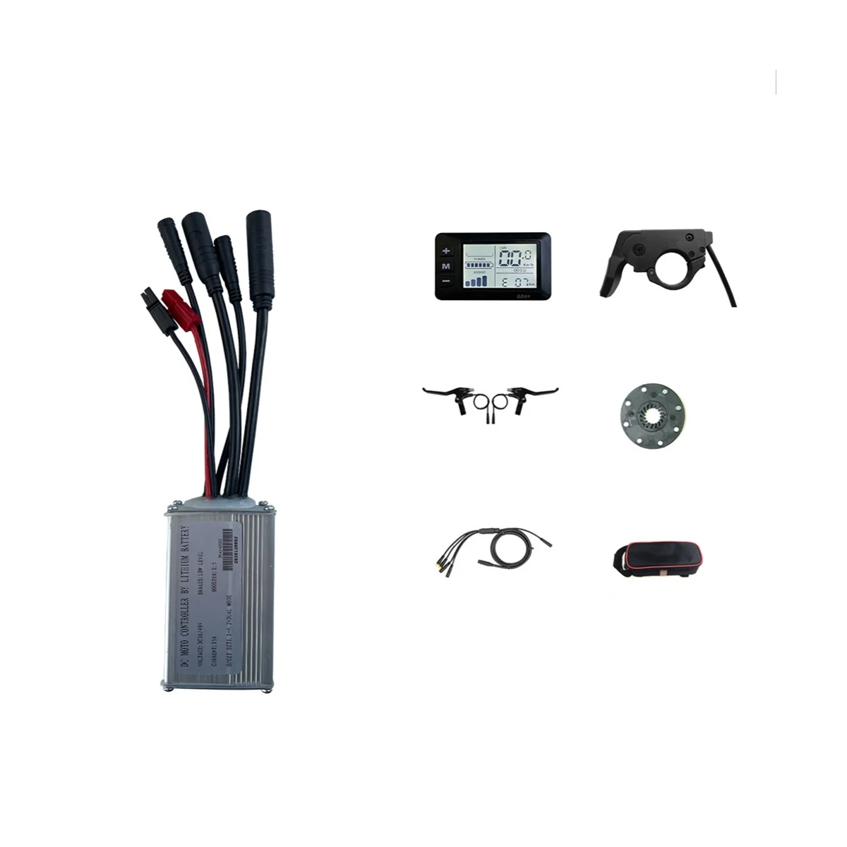 

15А контроллер электровелосипеда Kit 36/48 в 250 Вт контроллер для велосипеда с ЖК-дисплеем GD01 для электроскутера аксессуары для электровелосипеда