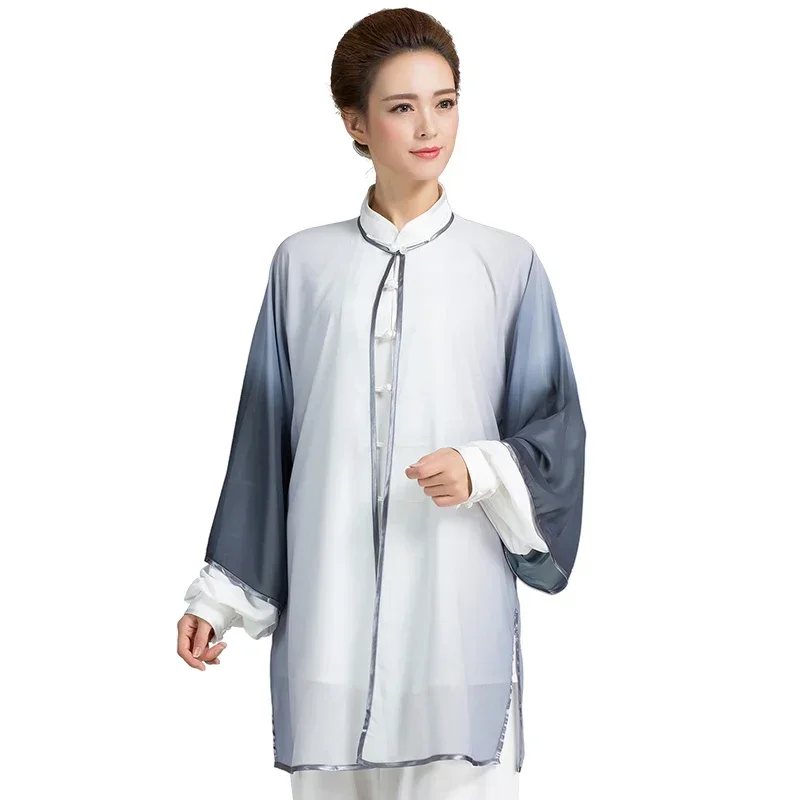 Традиционная китайская одежда TaiChi форма для кунгфу Wushu блузка боевые искусства