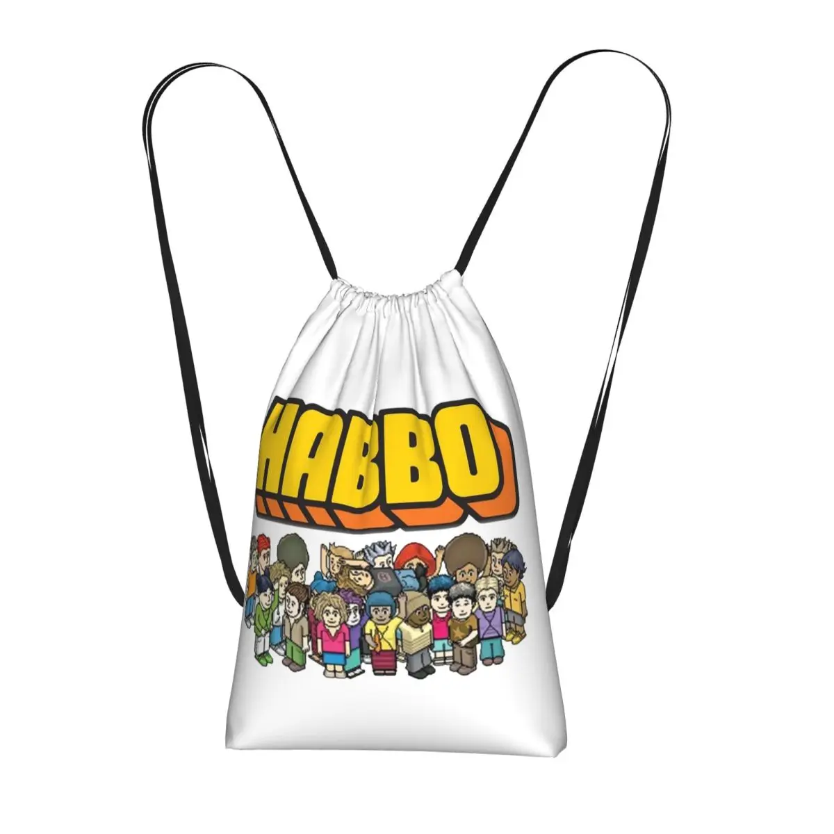 Рюкзаки Game Habbo Hotel, многофункциональные сумки на шнурке, сумки для мелочей, сумки для книг для мужчин и женщин, школьные сумки (art.: 3920dc9dcdc43) - 3920dc9dcdc43