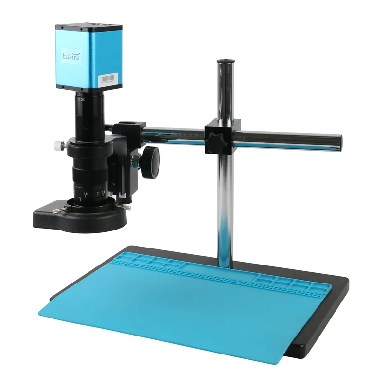 

HDMI Industrial Measuring Microscope Camera 180X 200X 500X Zoom C Mount Lens For PCB Soldering Phone Repair Inspection