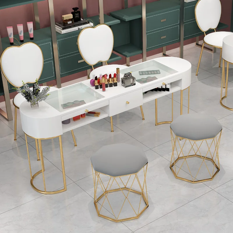 Современный стол North Nail для минимализма одинарный и двойной ногтей дизайнерский