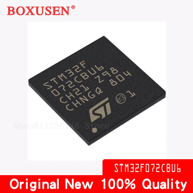 1-5 шт. 100% оригинальный новый STM32F072CBU6 STM STM32 STM32F STM32F072 STM32F072C STM32F072CB UFQFPN-48 IC MCU |