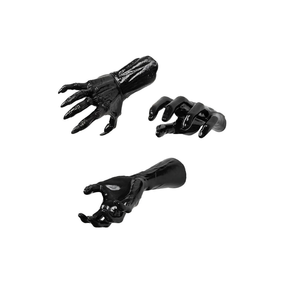 

Украшения для Хэллоуина, комнатные настенные ползучие руки в натуральную величину, набор из 3 страшных рук для украшения стен