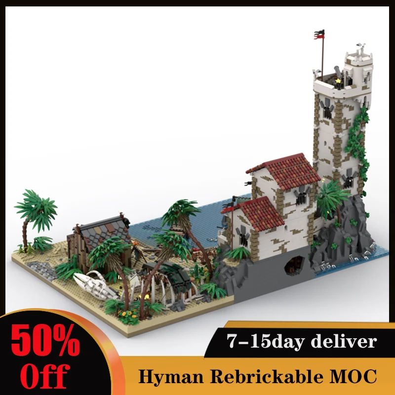 

8047 шт., Детский конструктор MOC, Пиратская серия