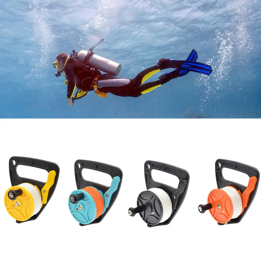 

Rope Releasing Device Diving Wreck SMB Snorkeling Scuba Diving Spool Dive Reel Diving Equipment Kayak Anchor & Handle