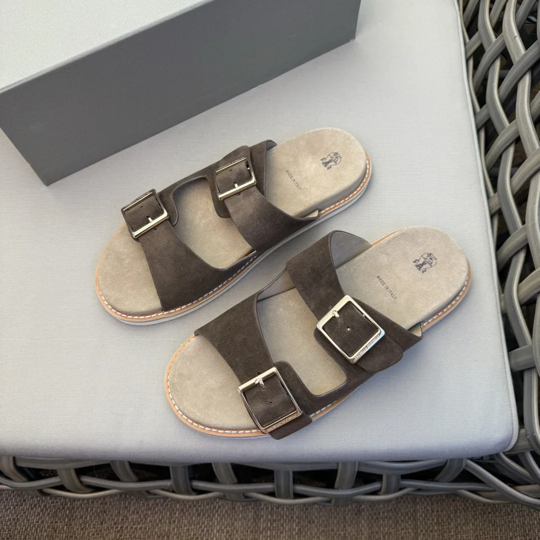 Мужские сандалии для песчаного пляжа из воловьей кожи