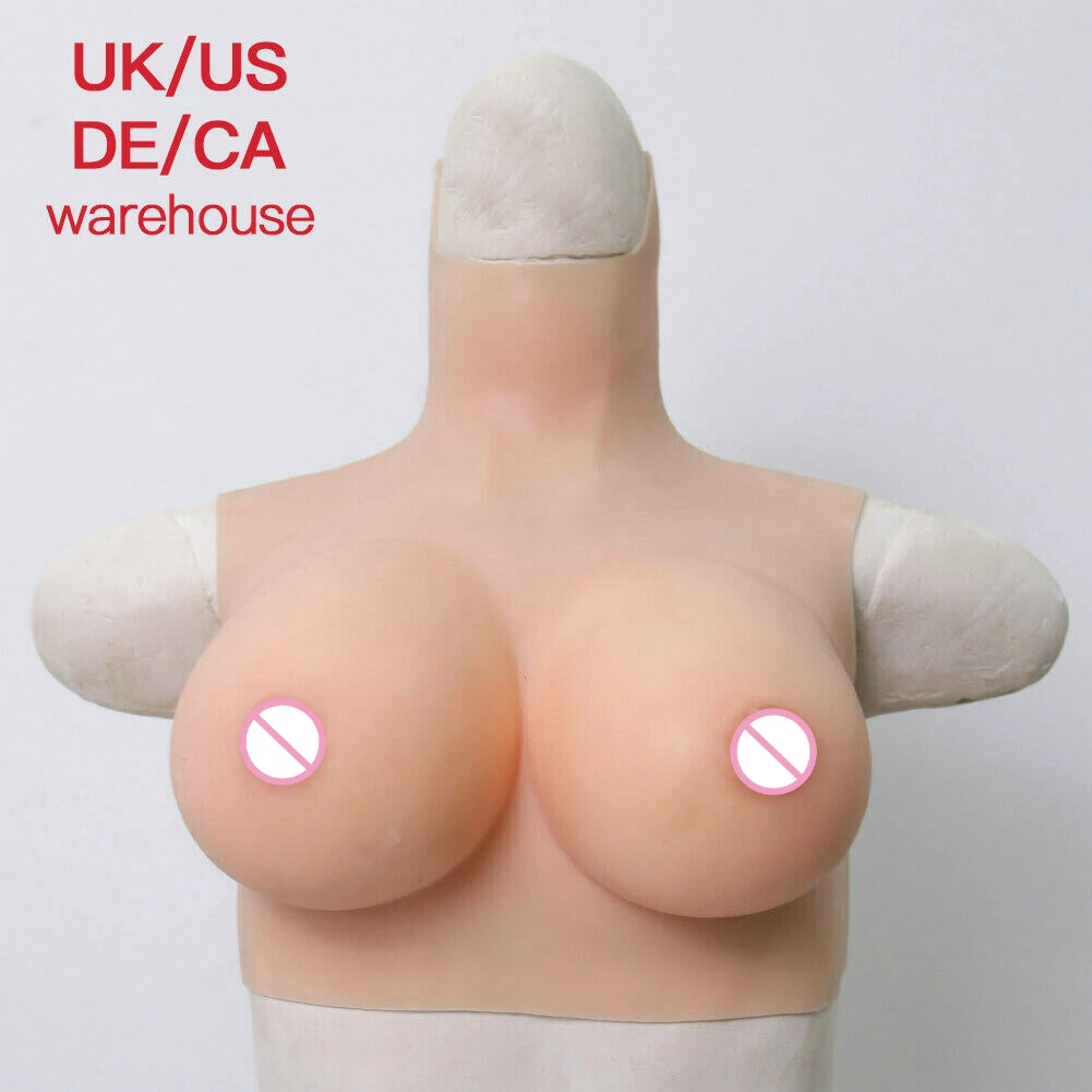 Realistic B-G Cup Silicone Breast Formation Fake Delicate Breasts Suitable for Drag Queen and Transgender Women Breast Lifter