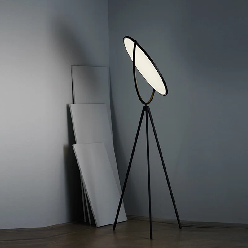 

LED pendant lamp Modern Black Art Floor Lamps Living Room Lighting Decor Lustre Floor Light Indoor Bedroom Study Room Fixture