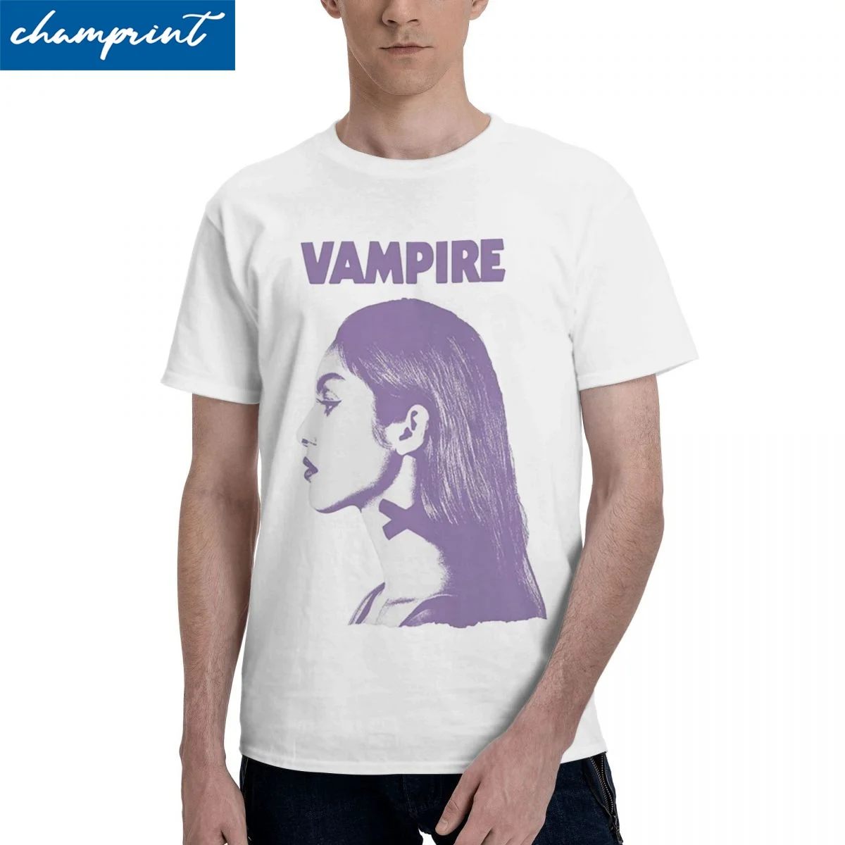 

Vintage Sour Guts Olivia Rodrigo Vampire T-Shirts Men Women Round Neck Pure Cotton T Shirts Short Sleeve Tees 6XL Clothing