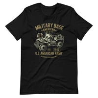 us army shirt 1942 legends military base vintage distressed design short casual 100 cotton mens shirts size s 3xl