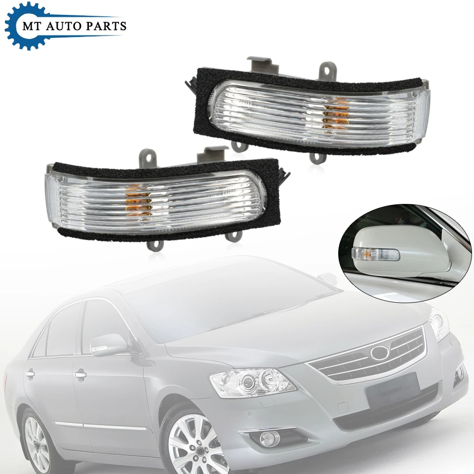 

MTAP Exterior Rearview Door Mirror Turn Signal Light For TOYOTA CAMRY AURION 2006 2007 2008 2009 2010 2011 Repeater Lamp