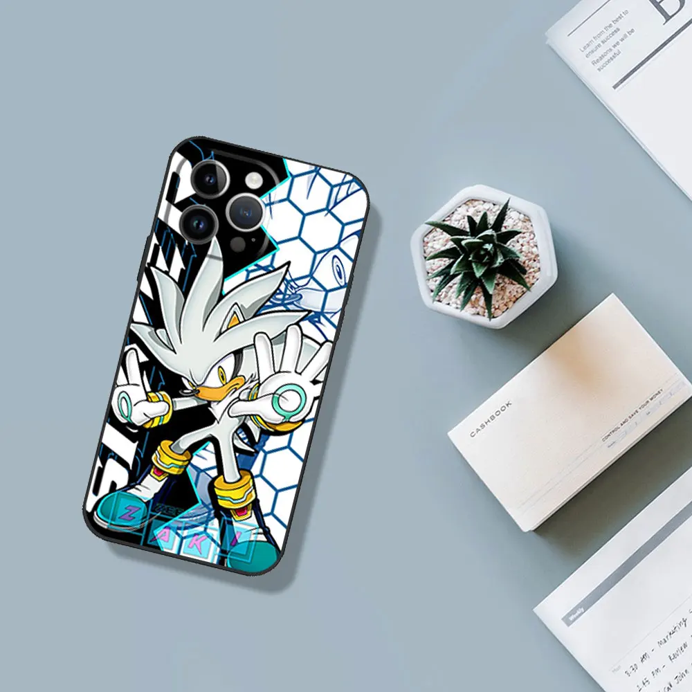 S-Sonics-S Чехол для телефона H-Hedgehog Samsung A03 A04 A05 S A13 A14 A22 A34 A53 4G 5G S22 S23 УЛЬТРА черный