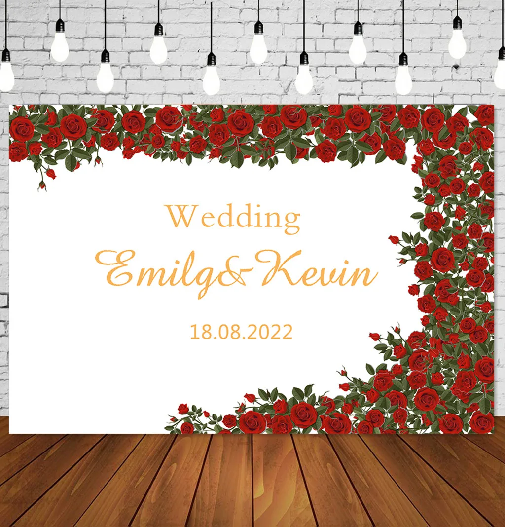 

Фон для свадебной фотосъемки HUAYI, Свадебный декор для свадебной вечеринки с цветами, декор для свадебвечерние вечеринки, реквизит для студи...