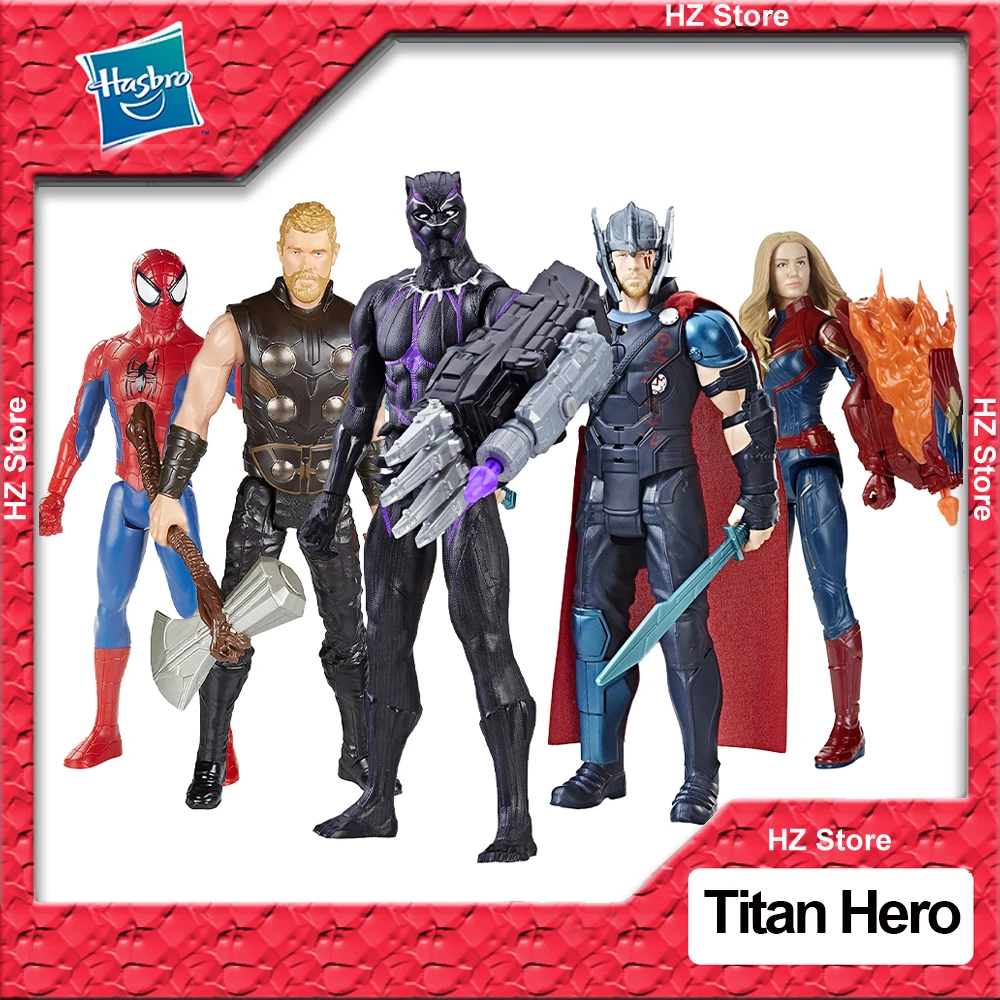 

Экшн-фигурки героев комиксов Marvel, Черная пантера, Человек-паук, Тор, Ragnarok, сила FX, титан, герои, игрушки для детей, подарок на день рождения, E3306