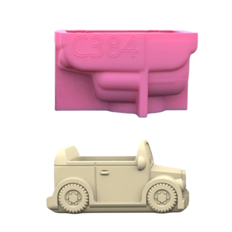 

3D небольшие автомобильные гипсовые силиконовые формы для изготовления суккулентных цветочных горшков, Прямая поставка