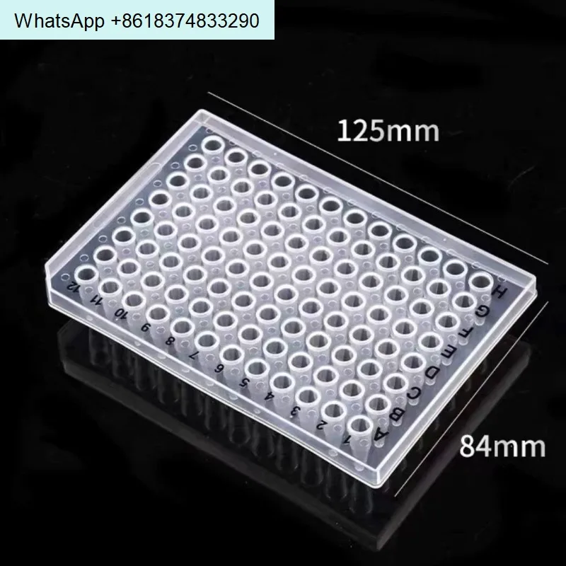 Фото Пластина для ПЦР Axygen 0.2 мл, 96-луночная, PCR-96M2-HS-C, реакционная пластина PCR-96-FLT-C №5