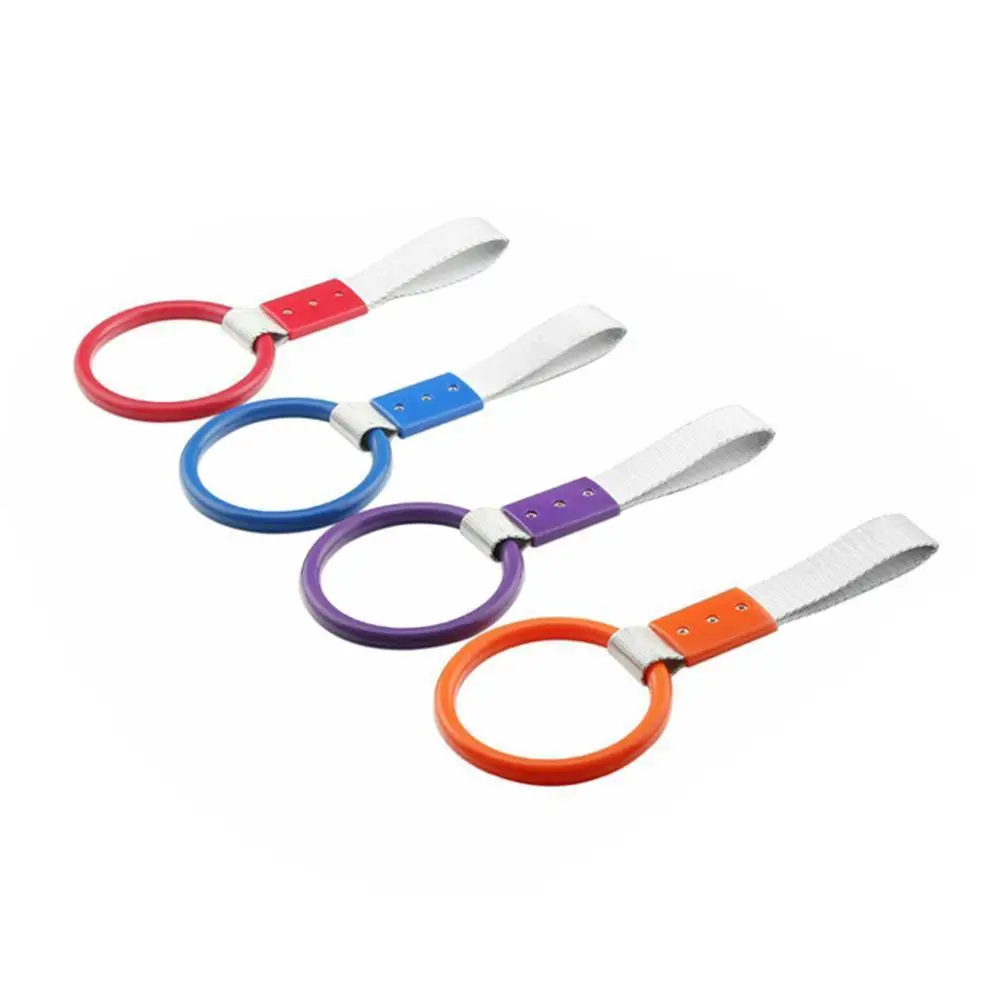

Car Decoration Warning Ring Car Rear Bumper Warning Ring Keychain Shape Car Interior Pull Ring
