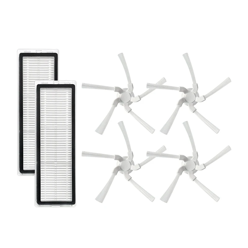 

TOP!-Filters Side Brushes Replacement Kits Accessories For Xiaomi Dreame W10 Robotic Vacuum Cleaner