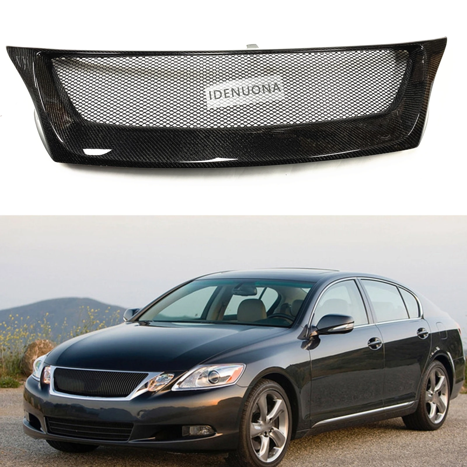 

Car Upper Bumper Racing Grills Front Grille Mesh Grid For Lexus GS GS350 GS450h GS460 2008-2011