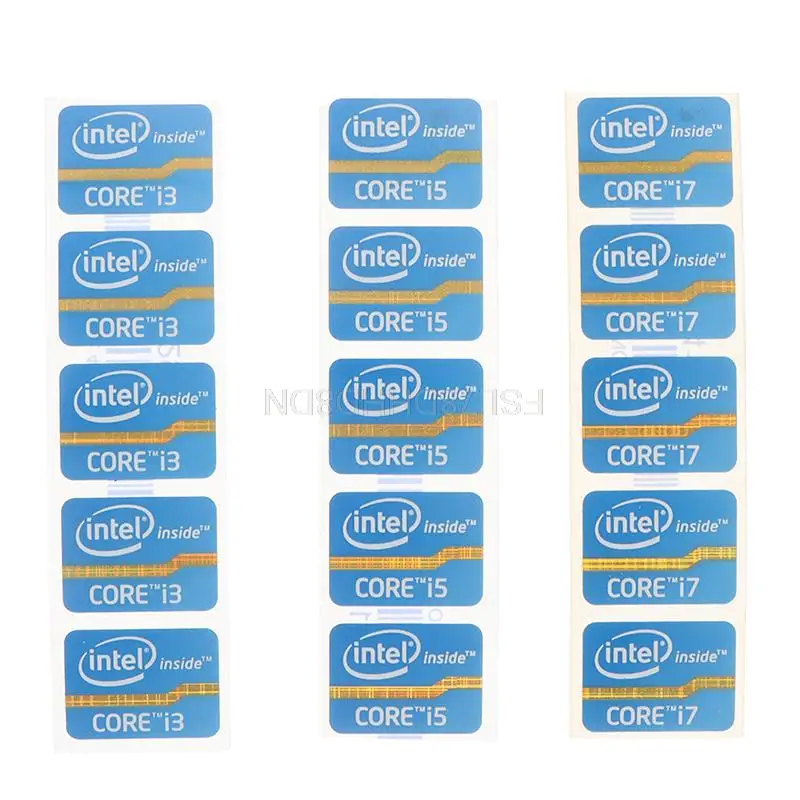 

5Pcs Intel Core i3 i5 i7 Label Sticker Laptop Logo Sticker LOGO I3 I5 I7 Diy Decorative Stickers