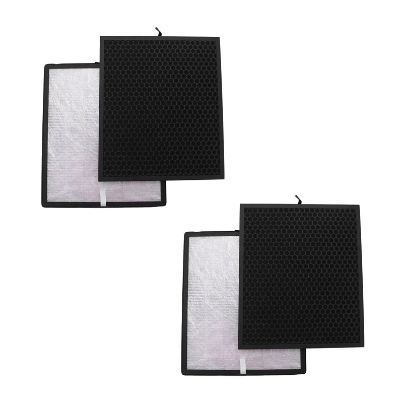 

2X Compatible For Levoit Air Purifier LV-PUR131 Filter, Part LV-PUR131-RF HEPA Filter And Activated Carbon Pre-Filter