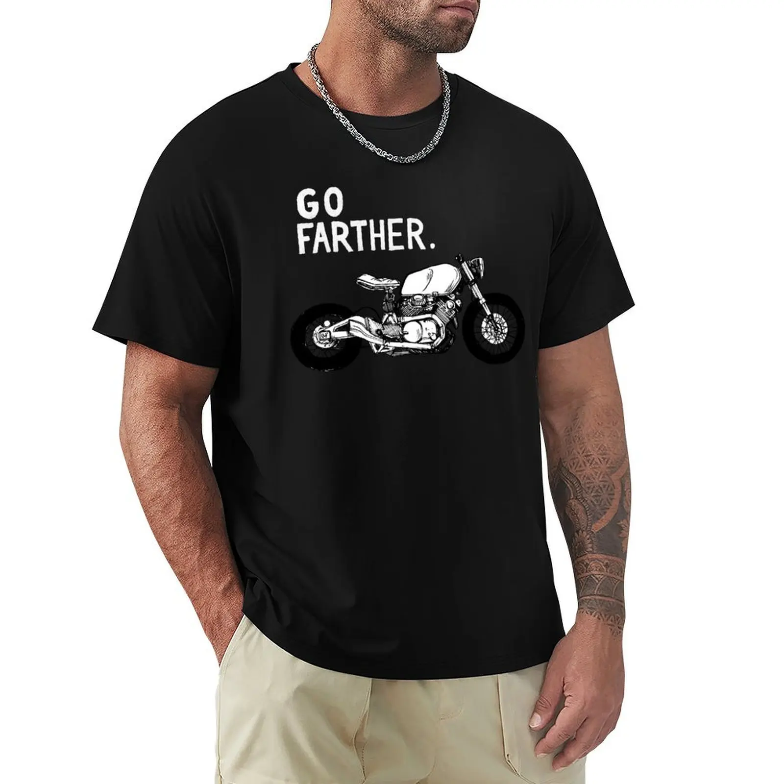 Фото Иди дальше - Футболка Cafe Racer, антиперспирантный топ для тренировок №1