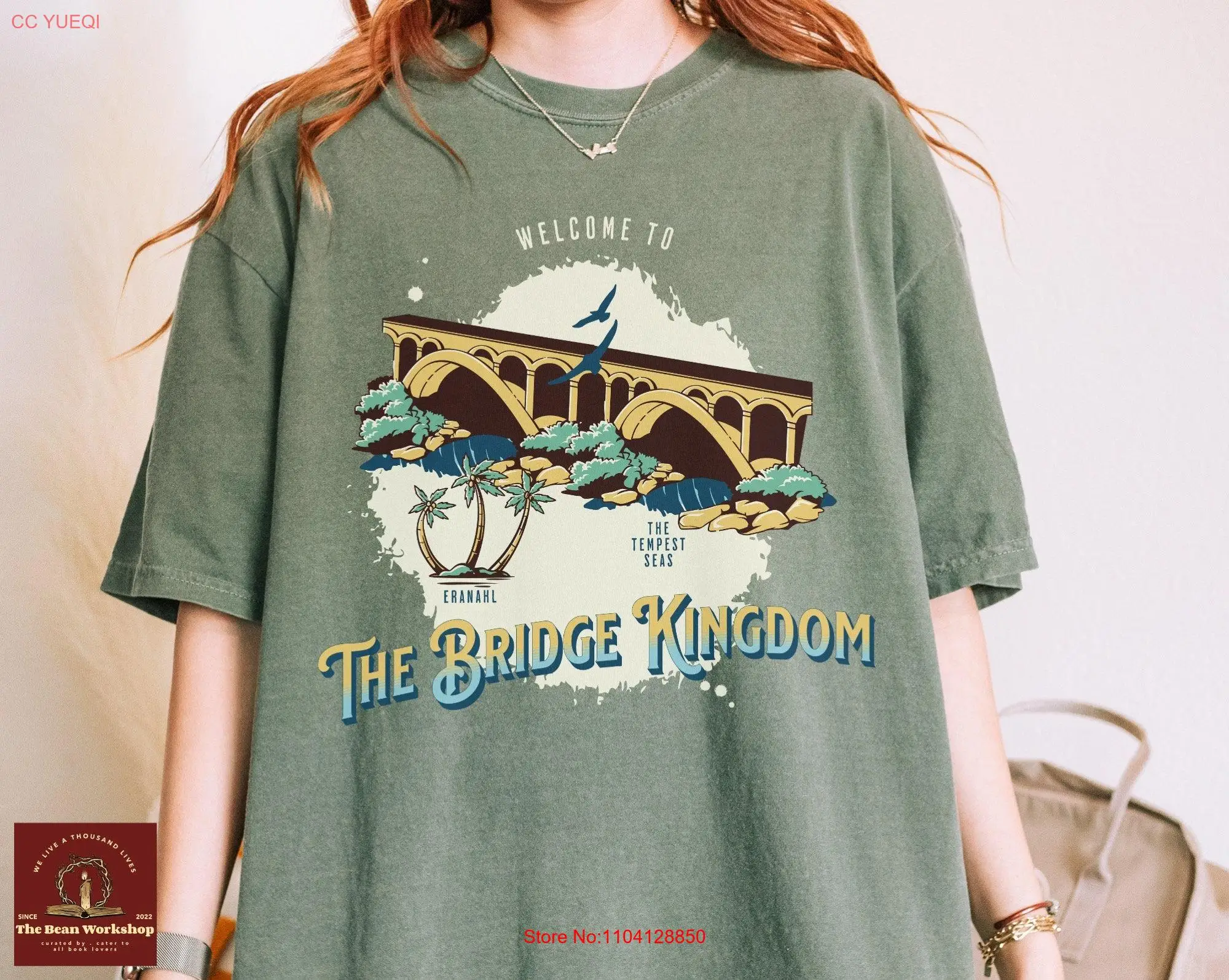 Футболка The Bridge Kingdom Eranahl King Aren Comfort Colors Ithicana Danielle L Jensen Merch Bookish для любителей книг