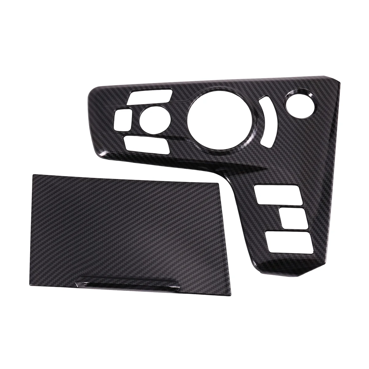 2 шт. центральная консоль автомобиля из углеродного волокна панель переключения